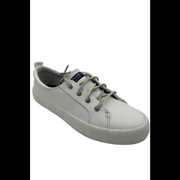 Sperry Womens Crest Vibe Canvas Sneaker White - Medium - Picture 1 of 3